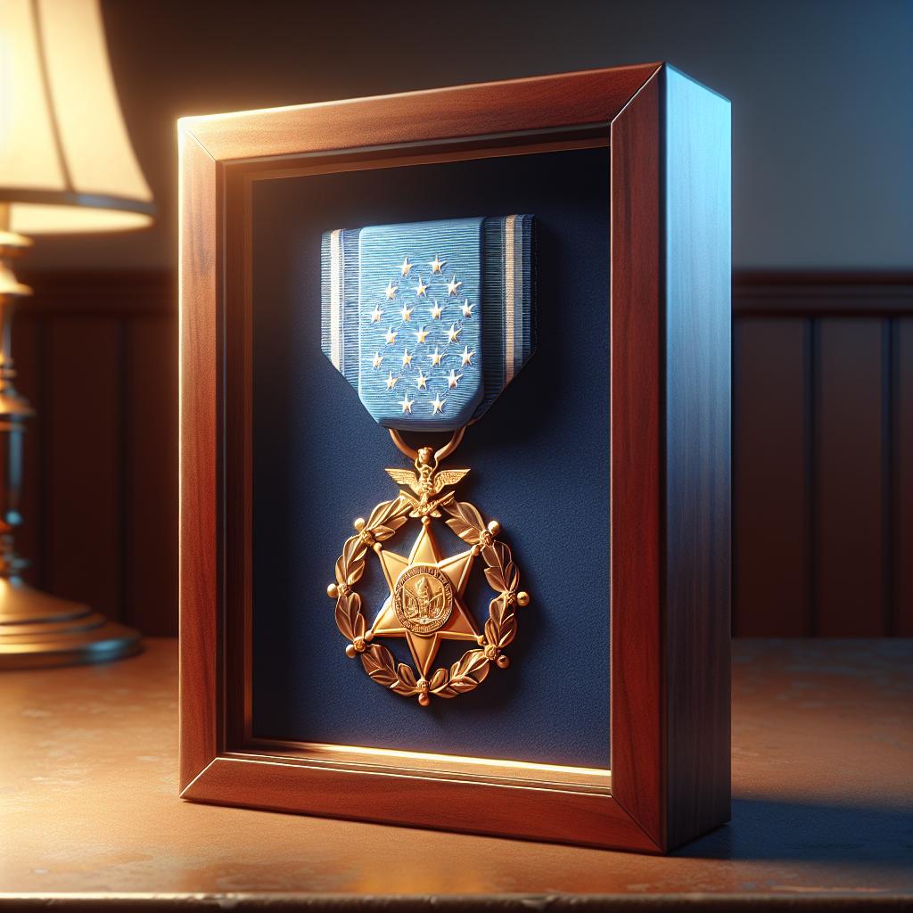 Medal of Honor display.