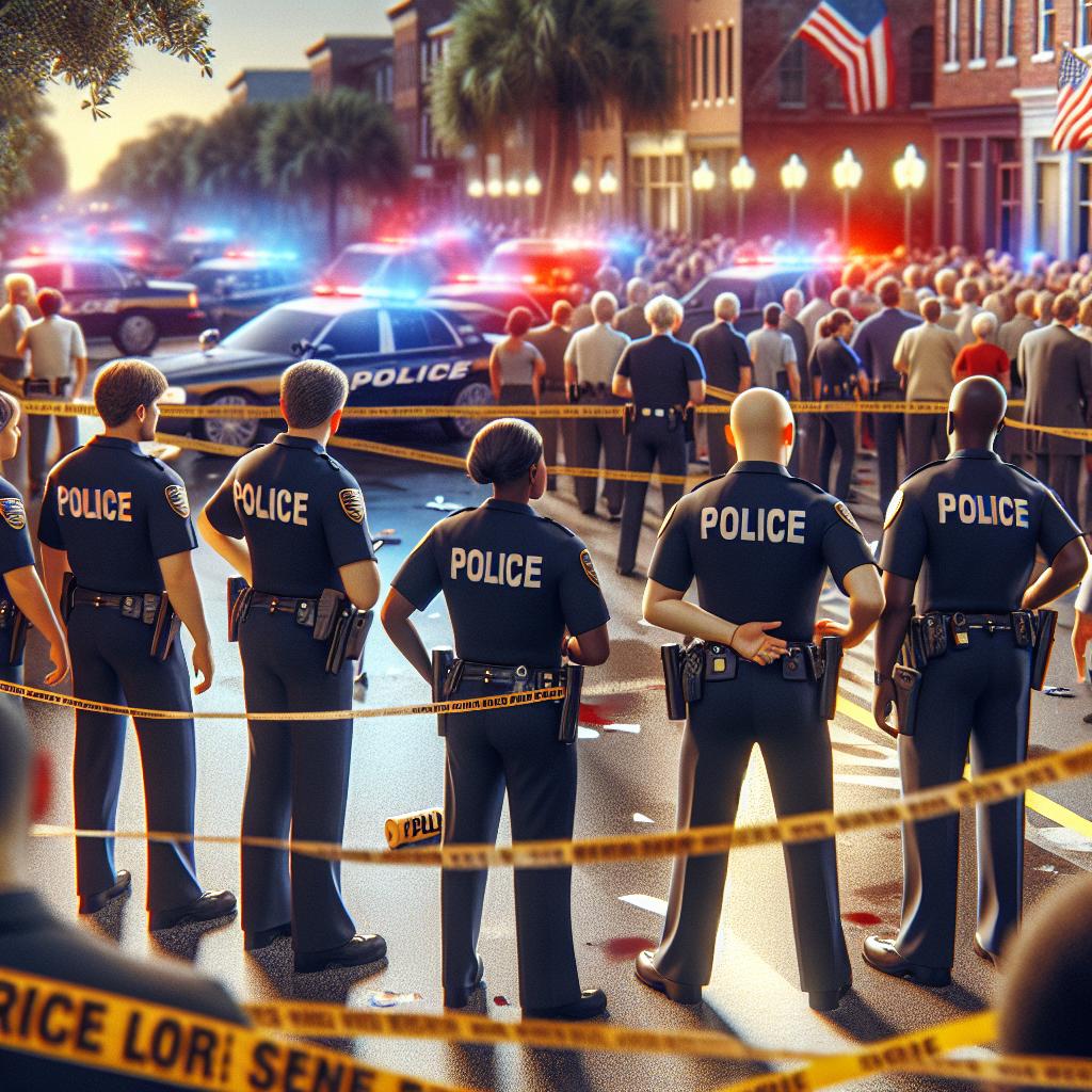 Police investigation in Charleston