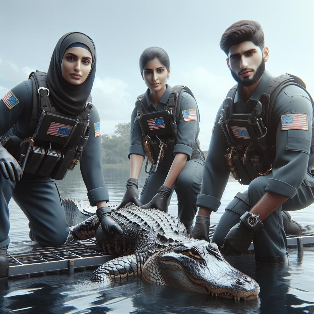 Alligator rescue mission success