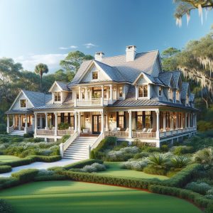 Lowcountry luxury home exterior