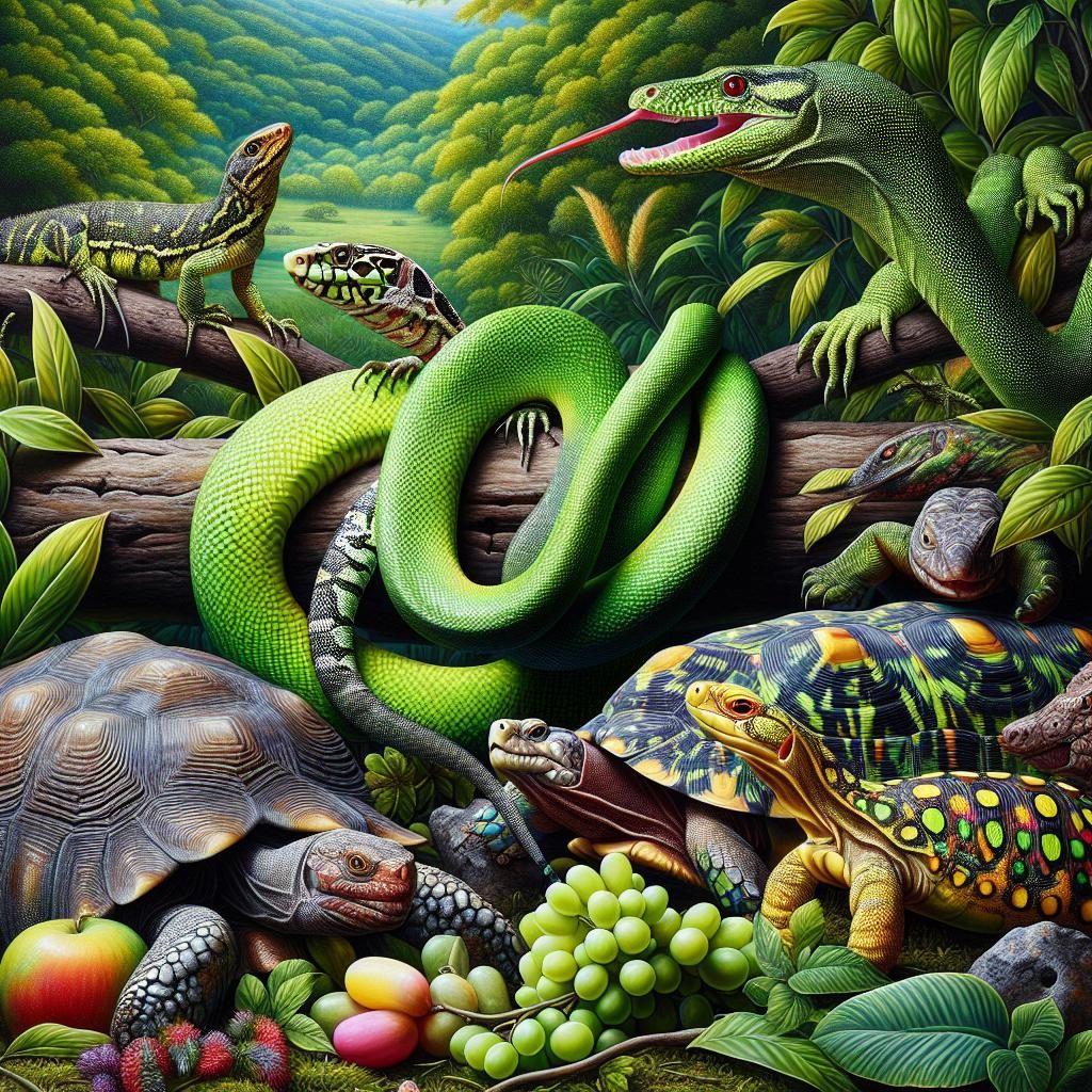 Exotic reptile showcase.