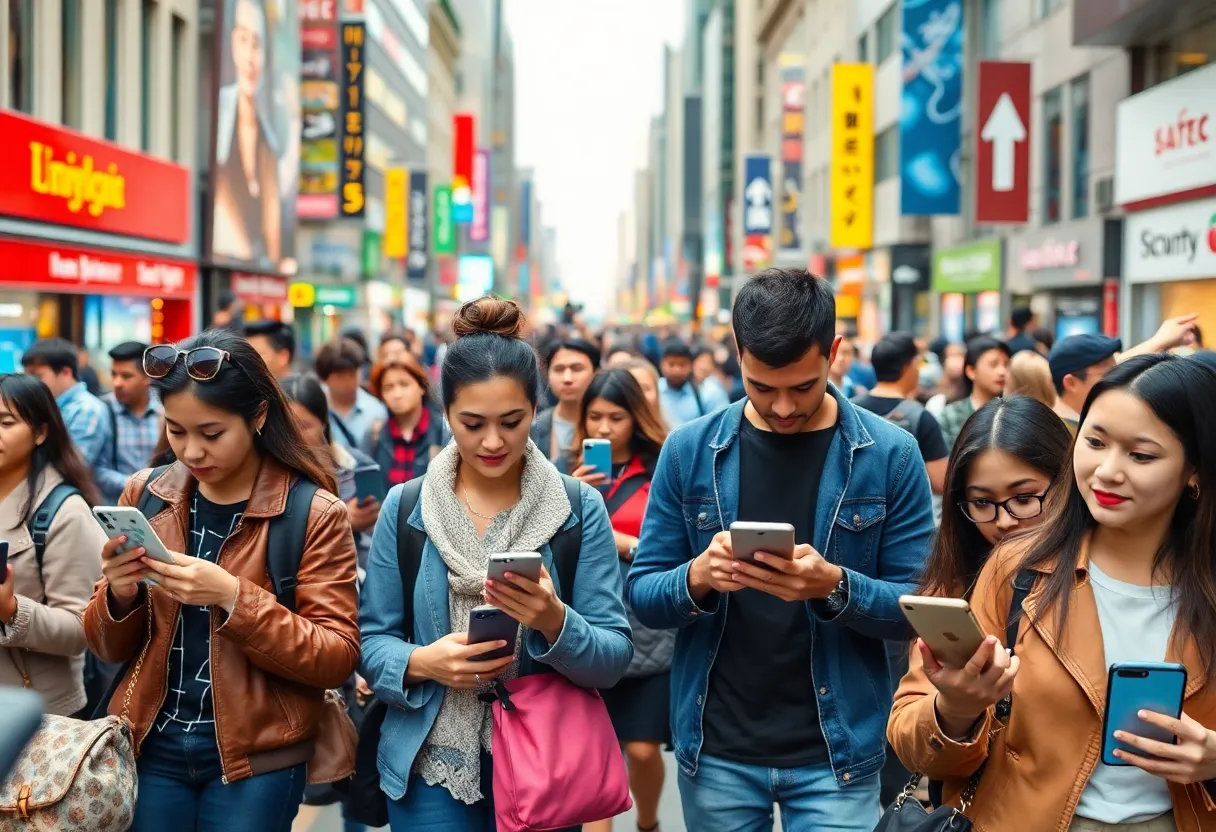 People in [City] engaged in digital marketing activities
