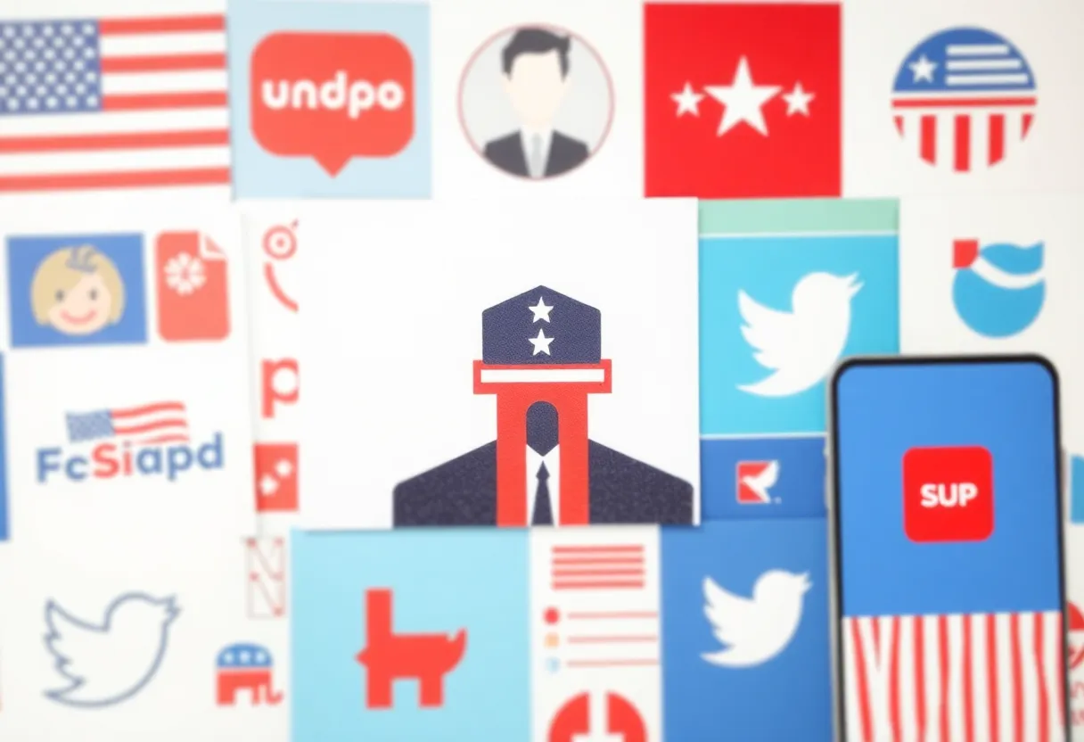 A visual representation of brand marketing adjustments as Election Day nears.