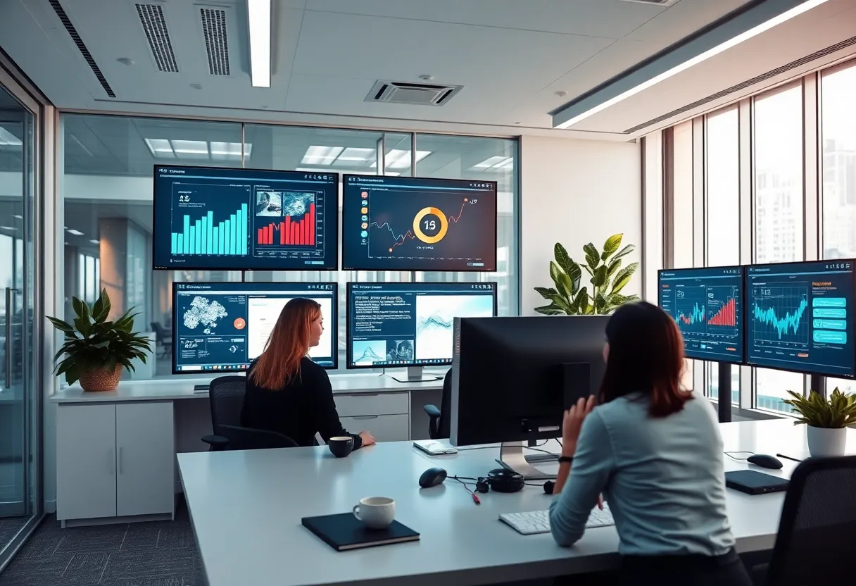 Chicago marketing team utilizing AI technology