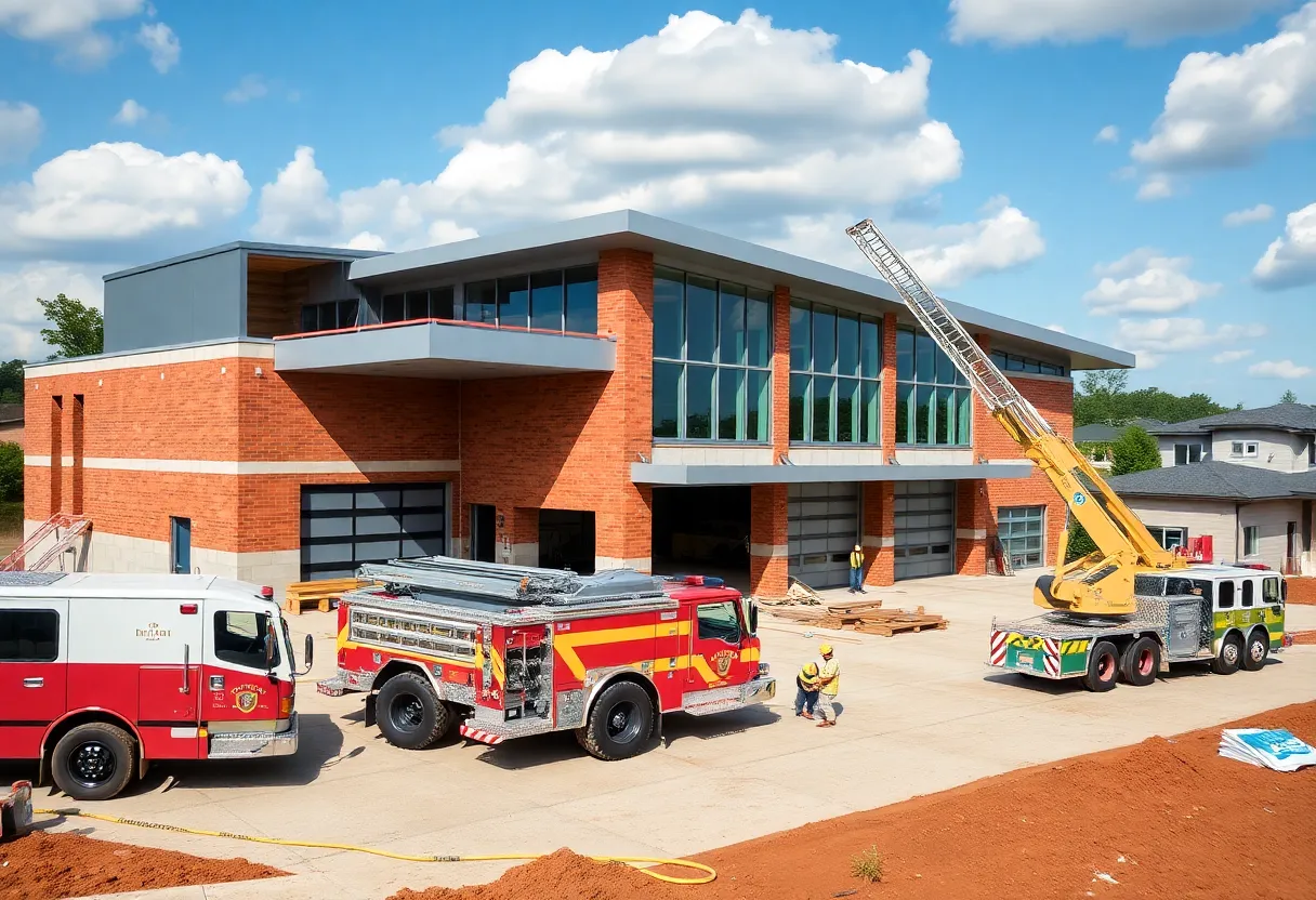Construction of a new fire station on Johns Island
