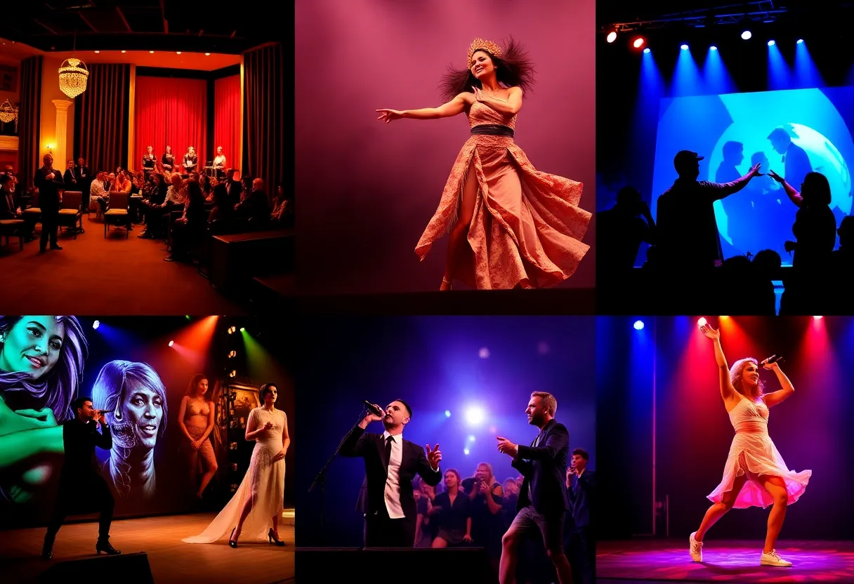 Vibrant arts scene in Charleston featuring theater and dance performances.