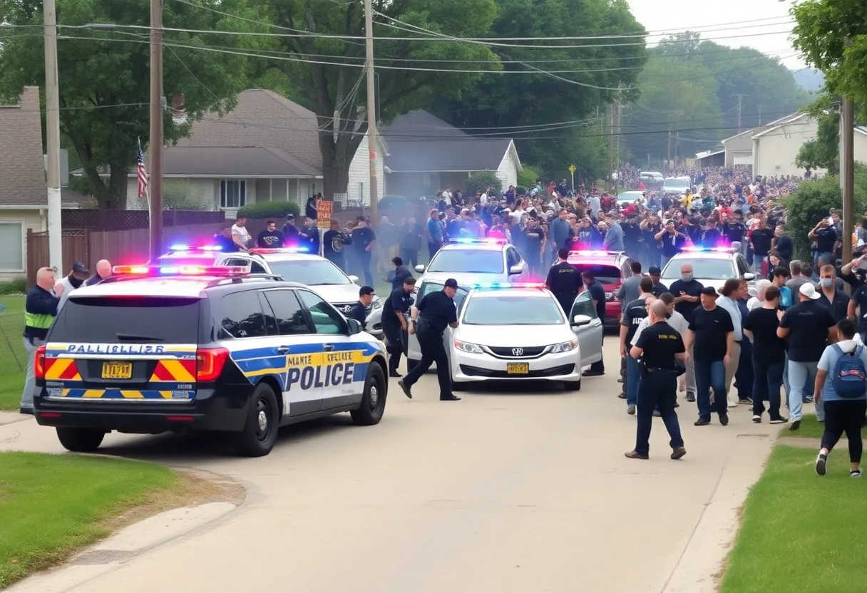 Police responding to an incident in Charleston involving a claw hammer assault.