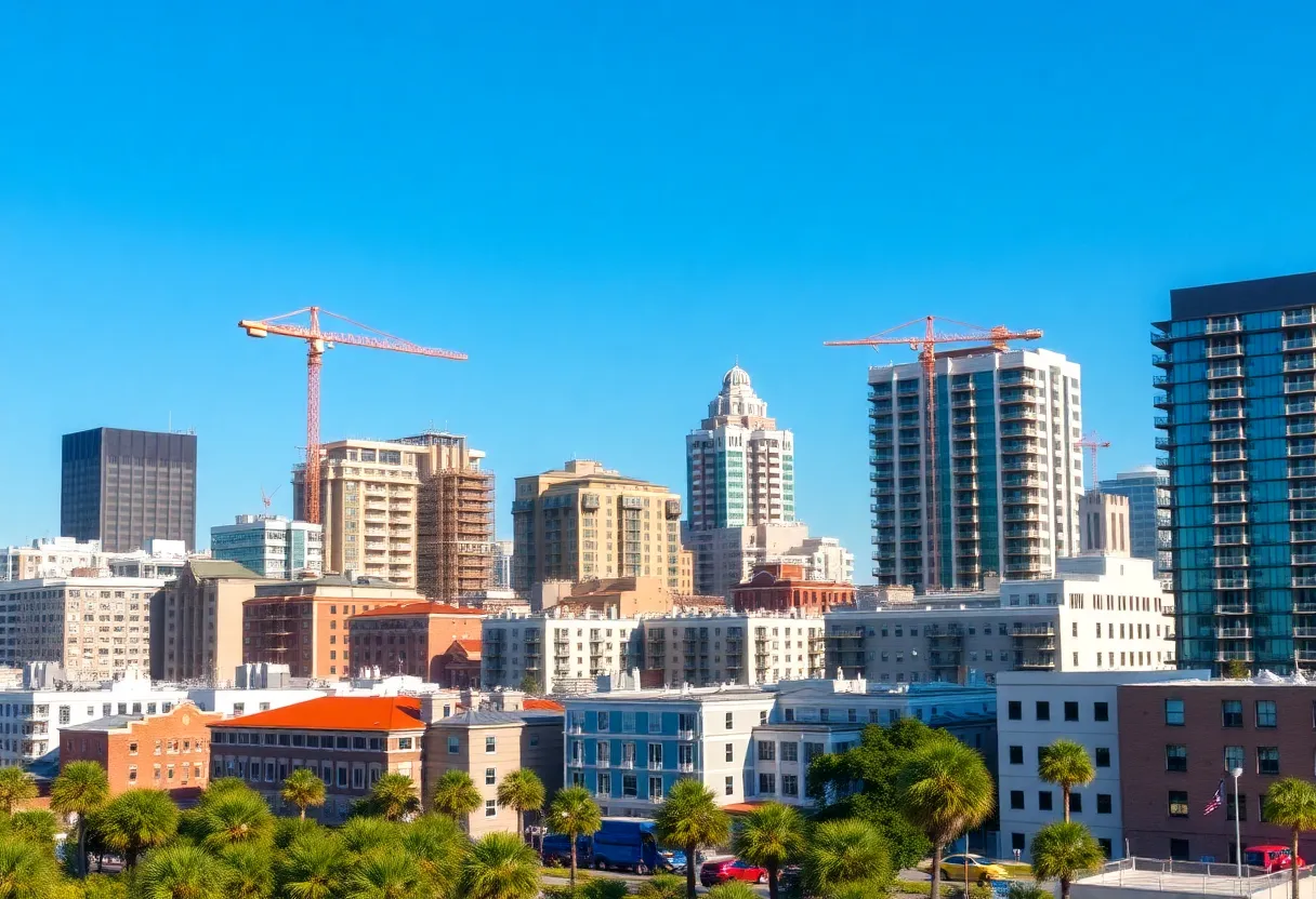 New hotel constructions in Charleston SC skyline