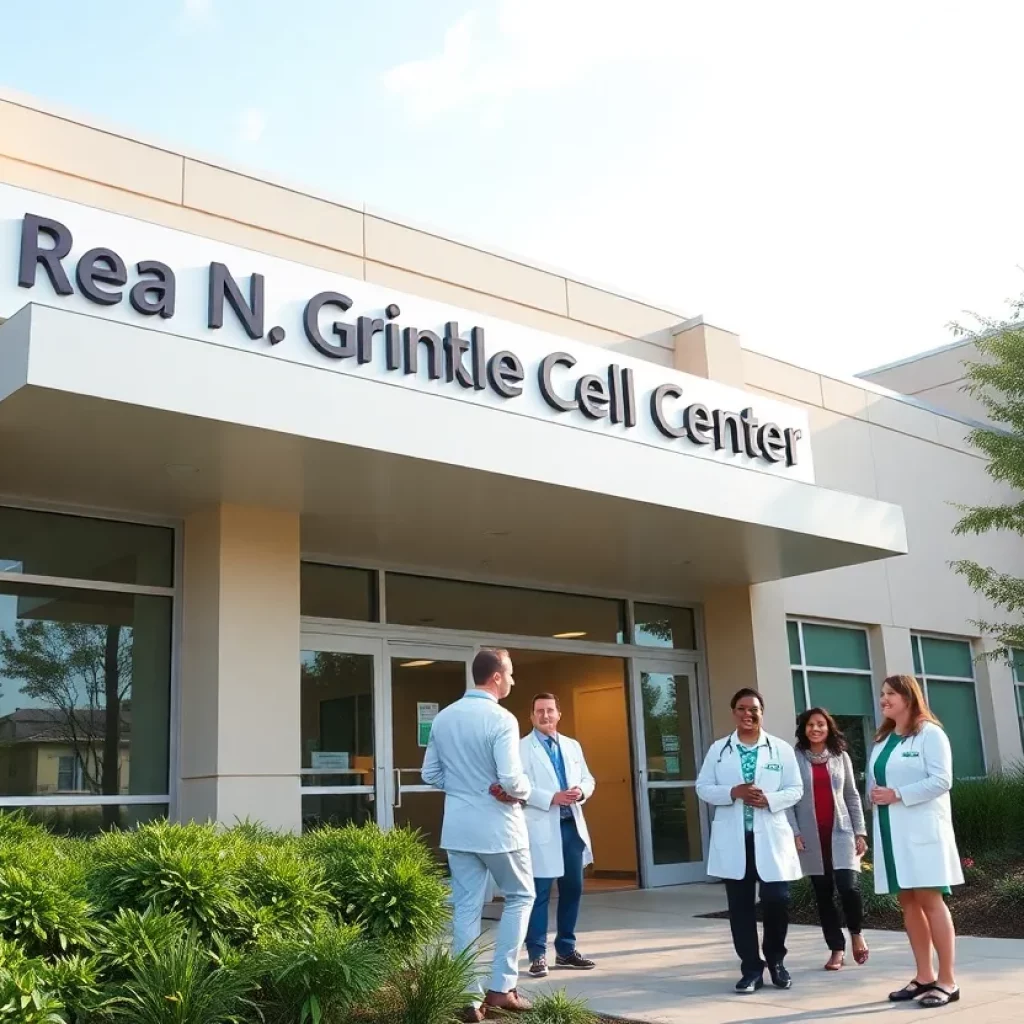 Exterior view of the Rena N. Grant Sickle Cell Center in Charleston