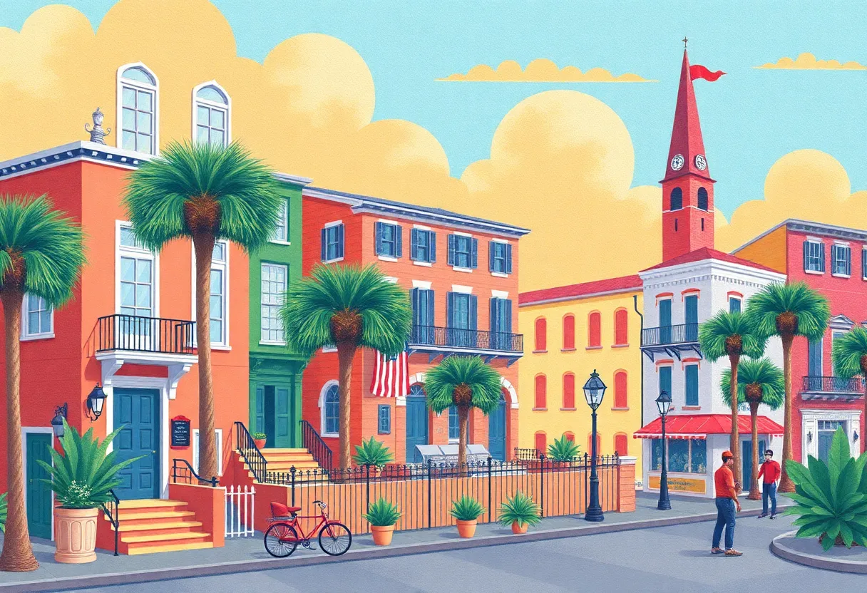 Charleston Time Machine Podcast Celebration Artwork