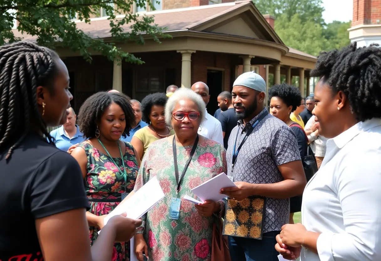Community event celebrating African American heritage in Columbia, SC