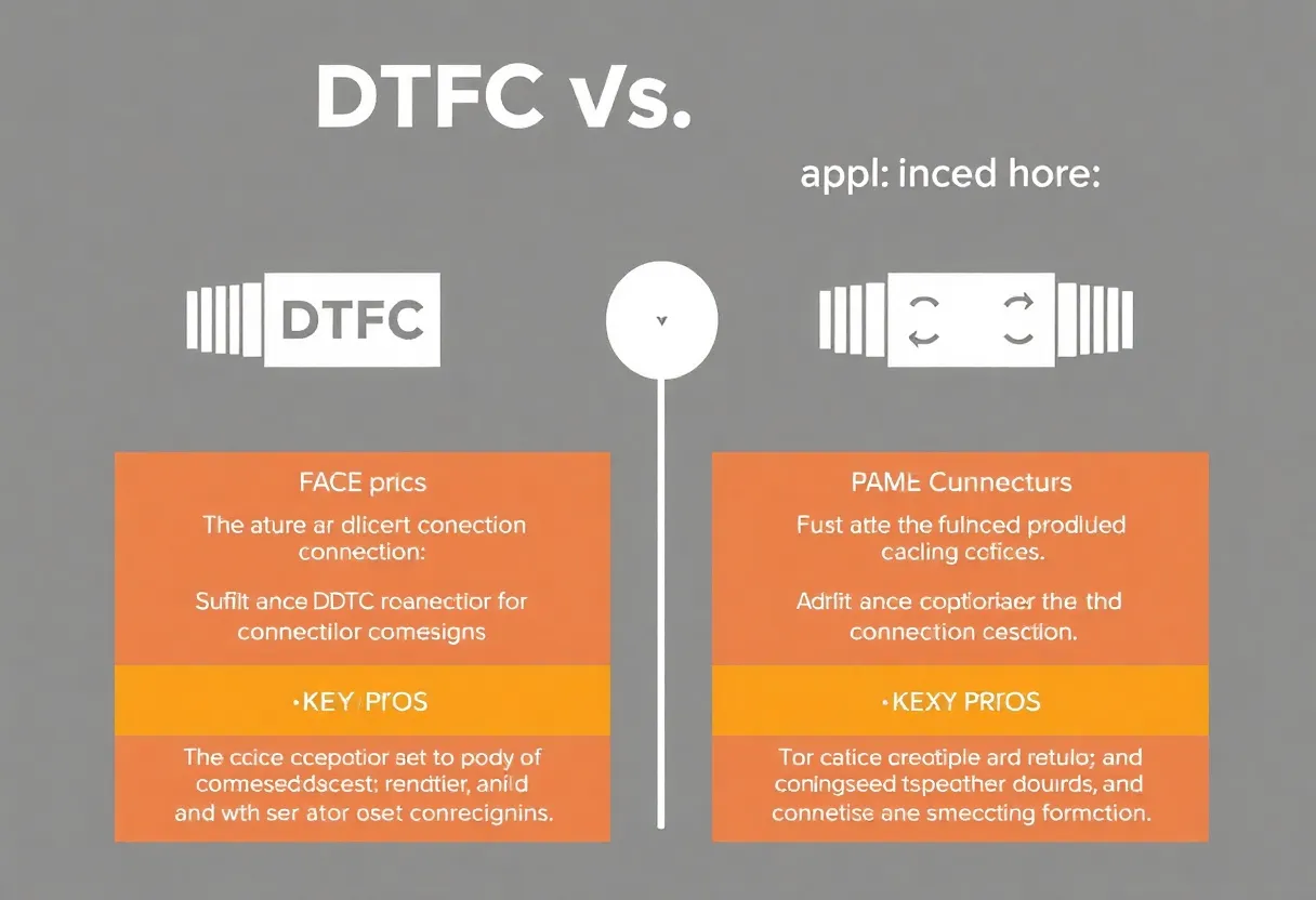 Graphic comparing DTFC with traditional connection methods