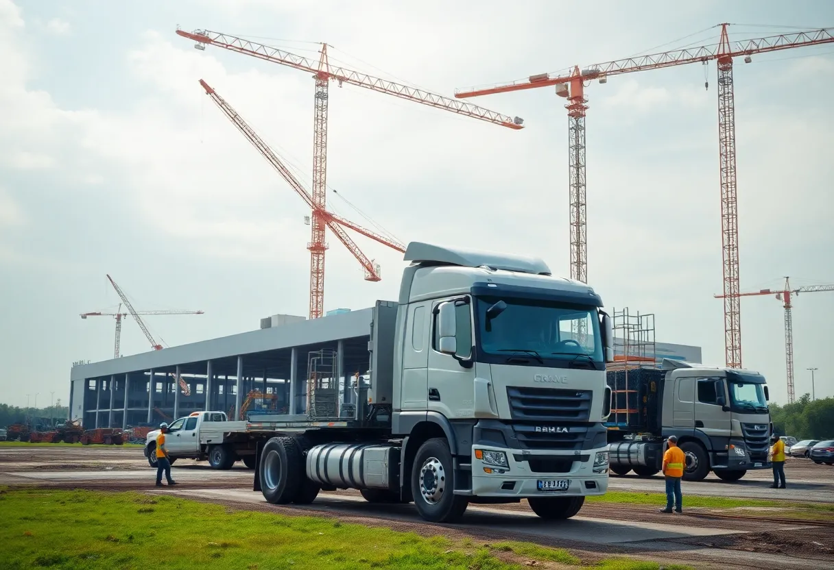 Construction of Isuzu Truck Assembly Plant in South Carolina