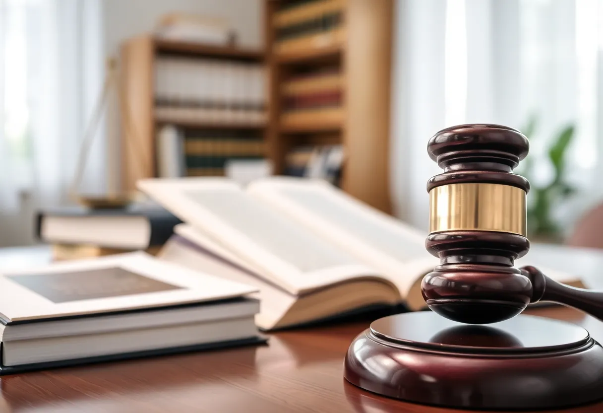 Law office interior showcasing legal expertise and professionalism