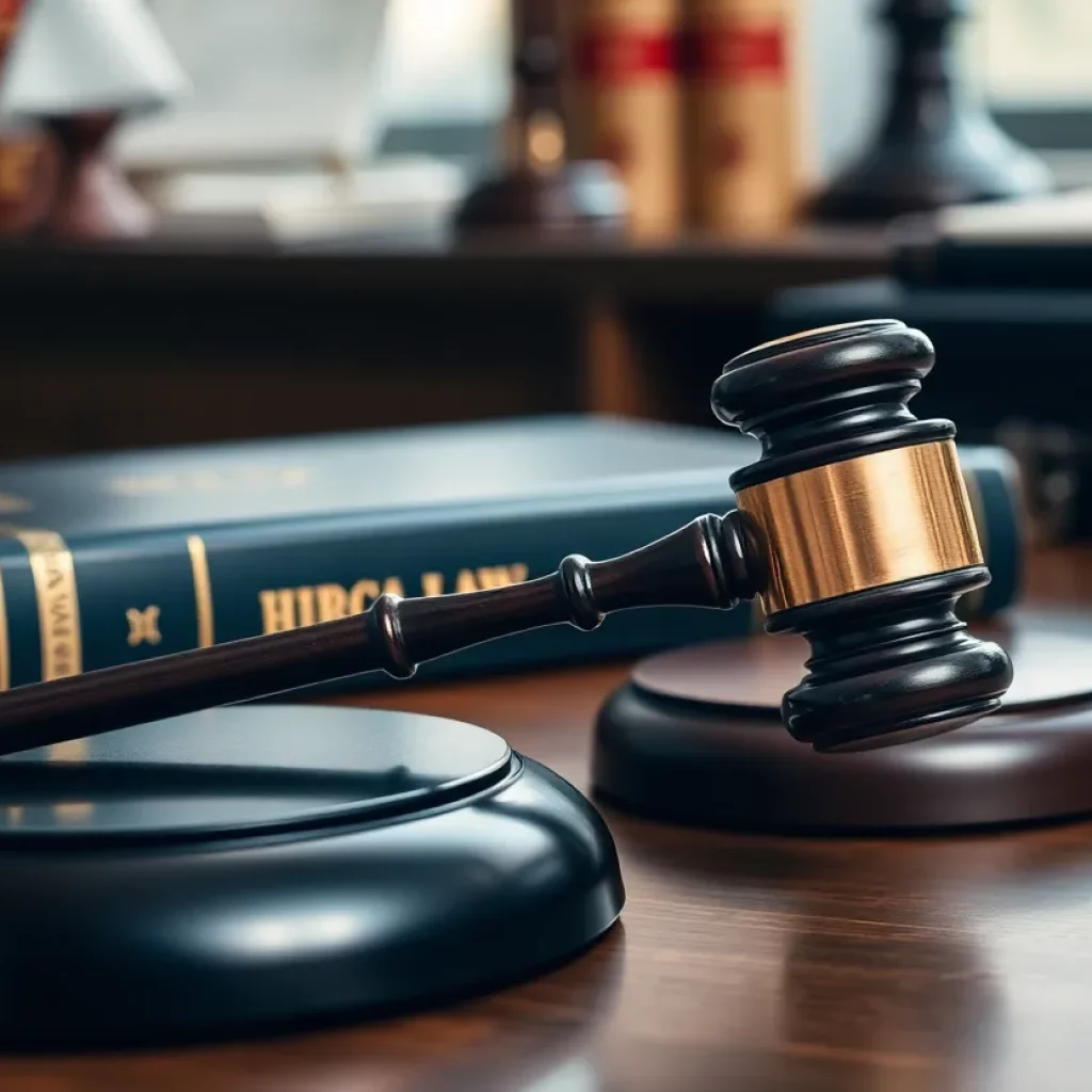 Desk with law books and gavel representing lawyer misconduct