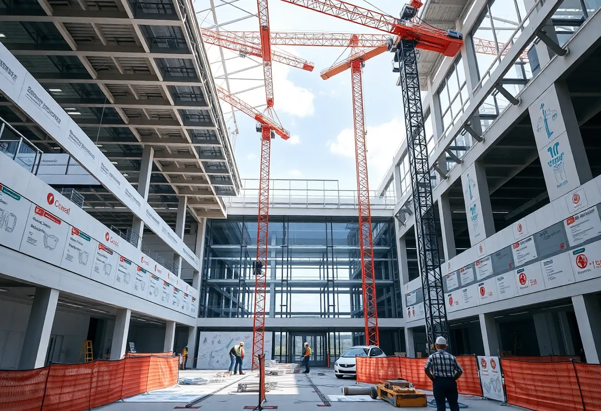 Construction site of MUSC Health Bluffton Medical Pavilion