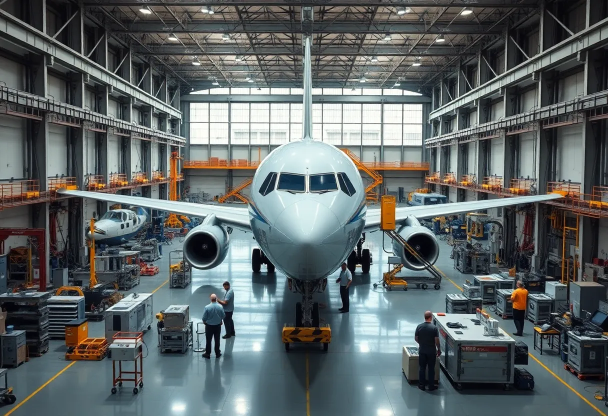Boeing production facility in South Carolina
