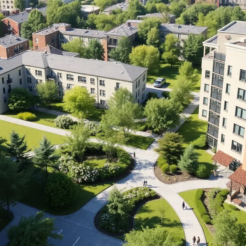 Render of Charleston's Meeting Street Manor Extension redevelopment plan