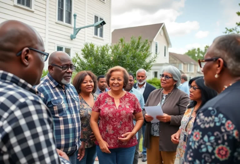 Charleston community discussing the Connect Charleston initiative