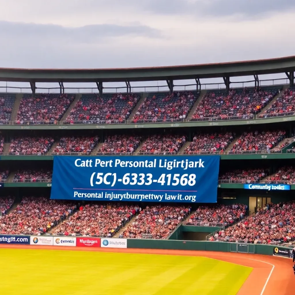 Elk + Elk sponsorship banner at Cincinnati Reds game