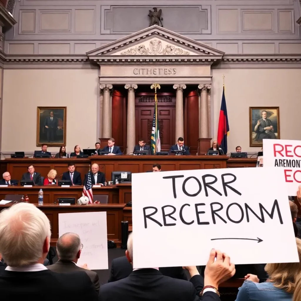 Lawmakers debating tort reform legislation in Georgia
