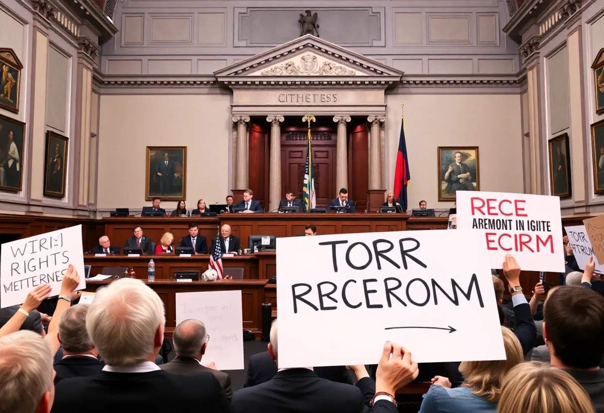 Lawmakers debating tort reform legislation in Georgia