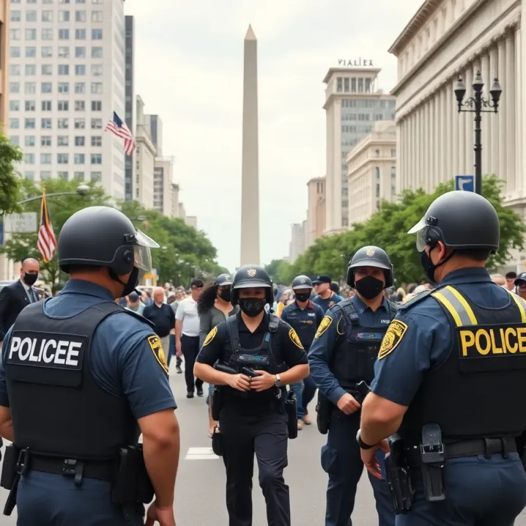 Community and police collaboration in Washington D.C. to tackle gun crime.