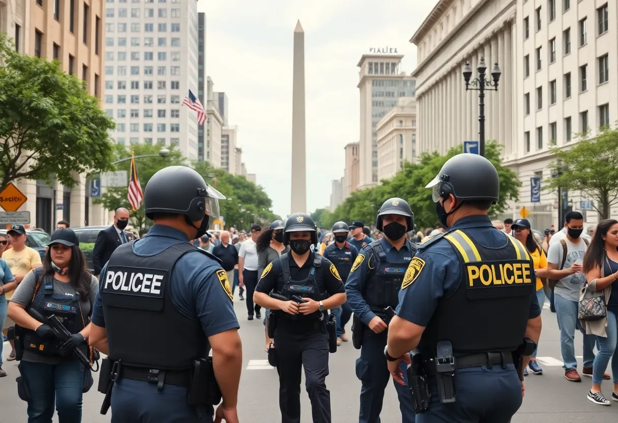 Community and police collaboration in Washington D.C. to tackle gun crime.