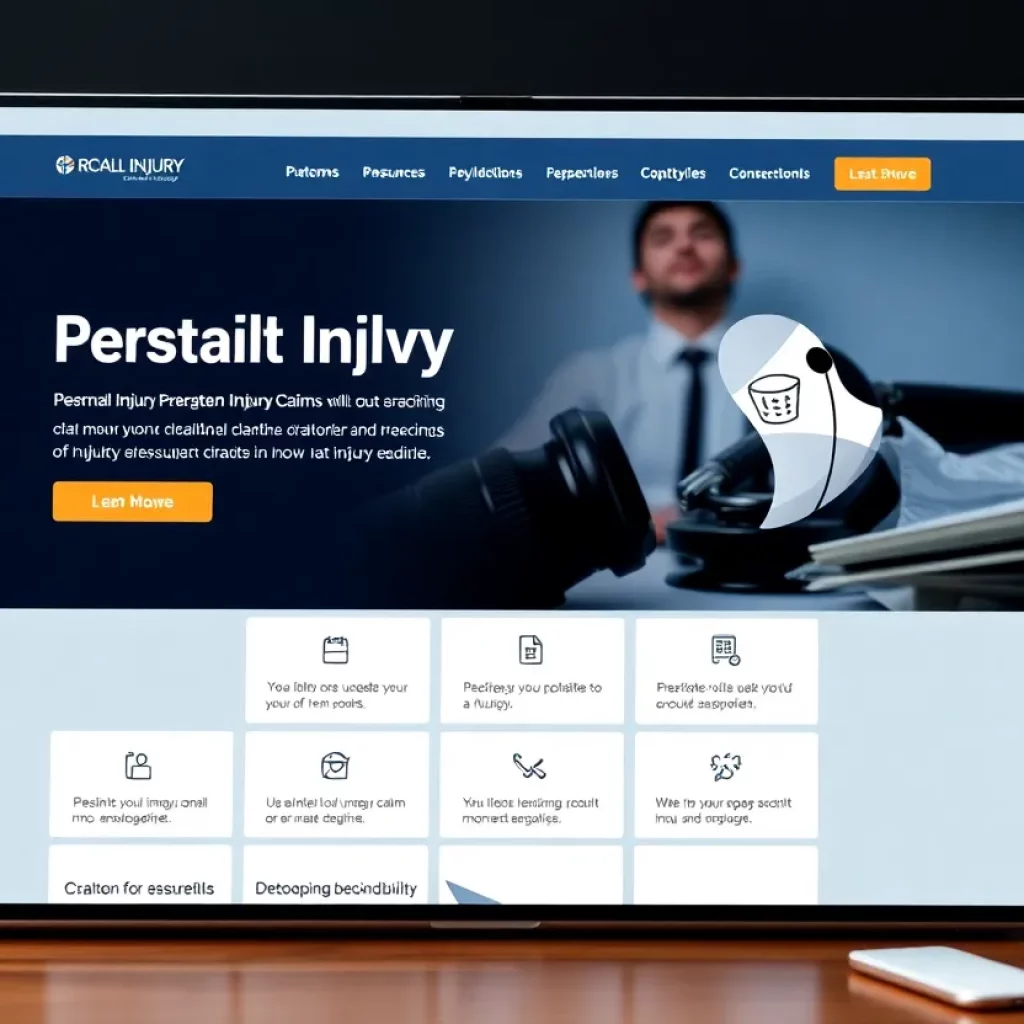 Screenshot of the Hurt Aid personal injury support website