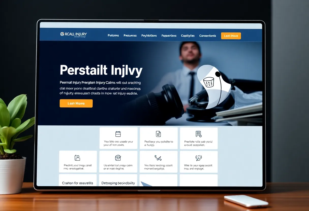 Screenshot of the Hurt Aid personal injury support website