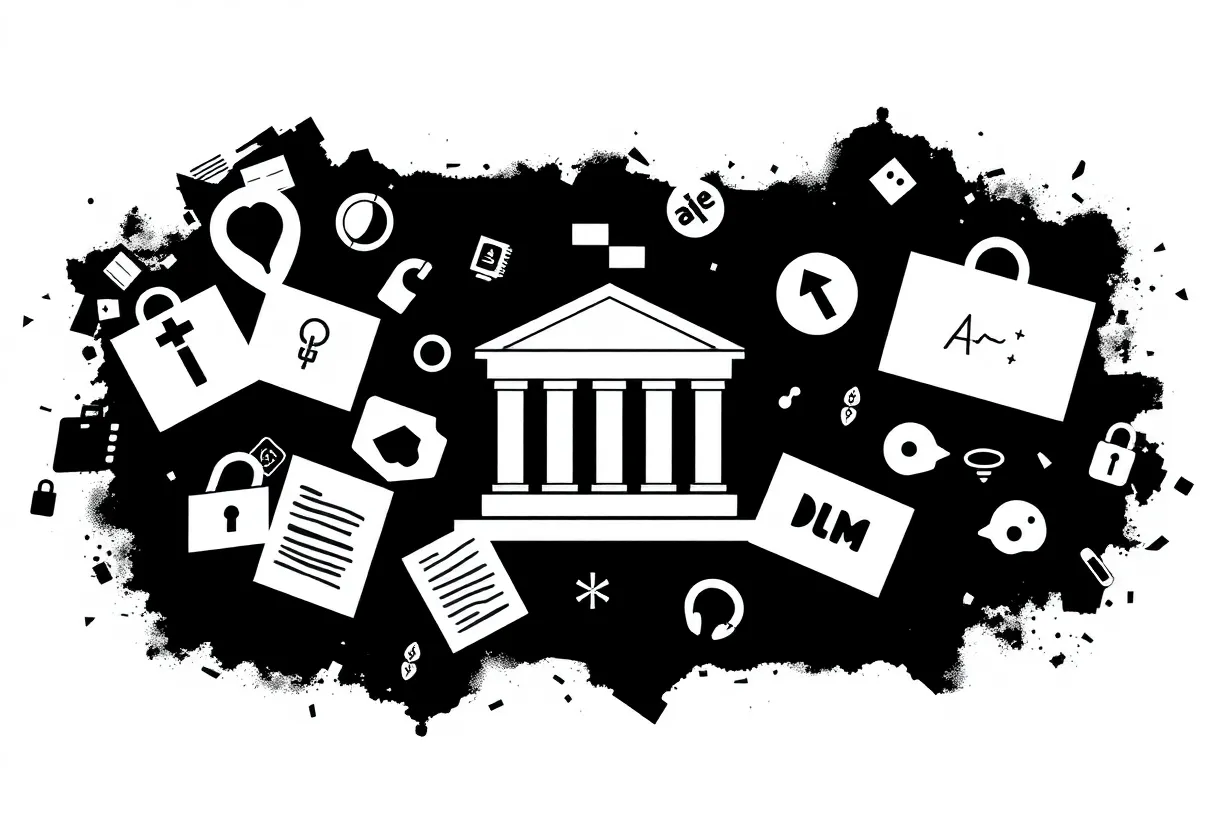 Abstract representation of IRS and privacy concerns