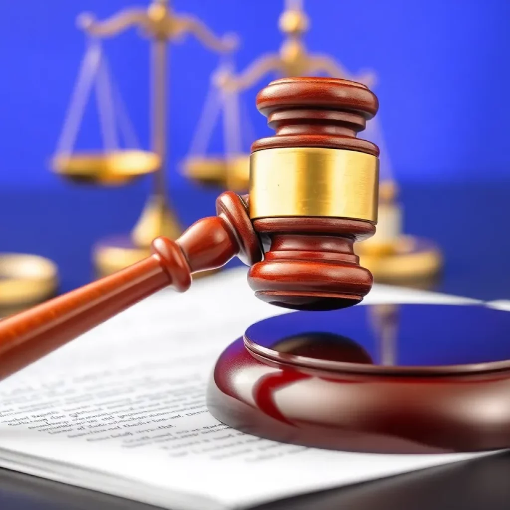 Gavel and legal documents representing recent lawsuits