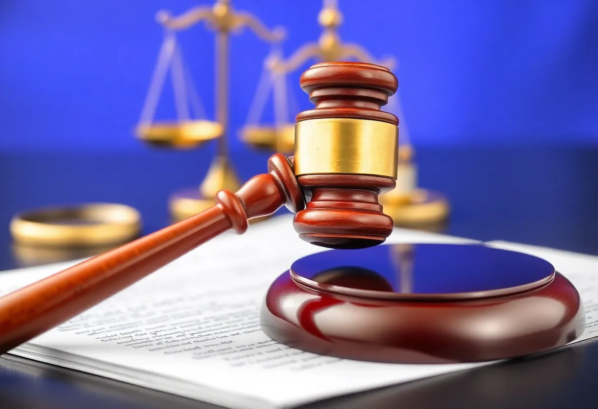 Gavel and legal documents representing recent lawsuits