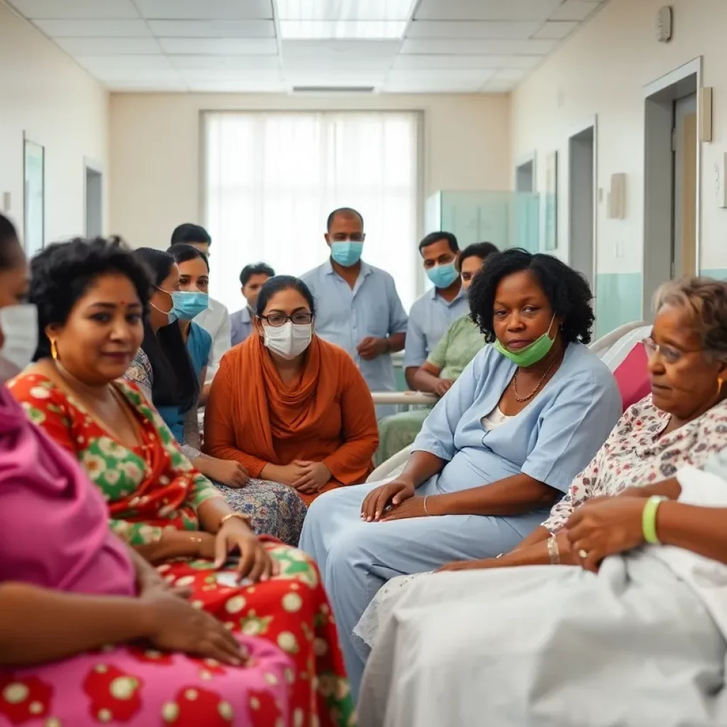 Patients receiving charity care at a hospital