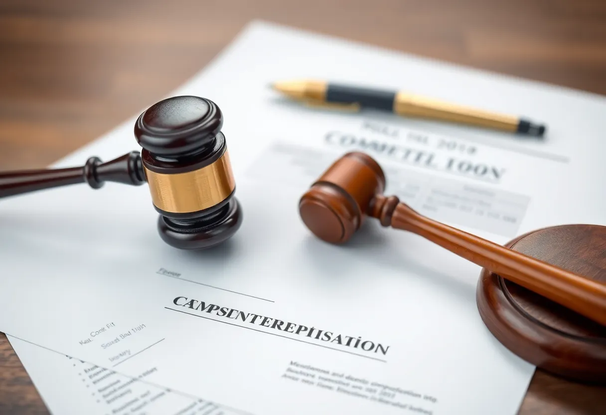 Abstract image symbolizing legal support and mesothelioma settlements