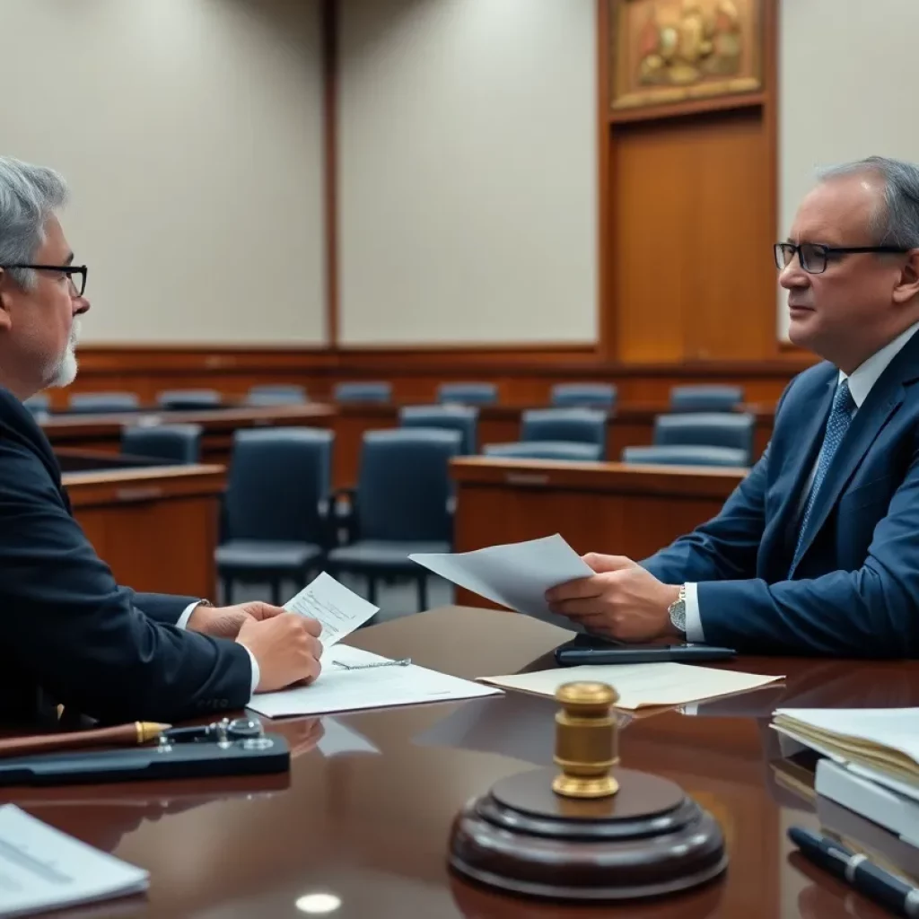 Lawyer explaining personal injury cases to clients