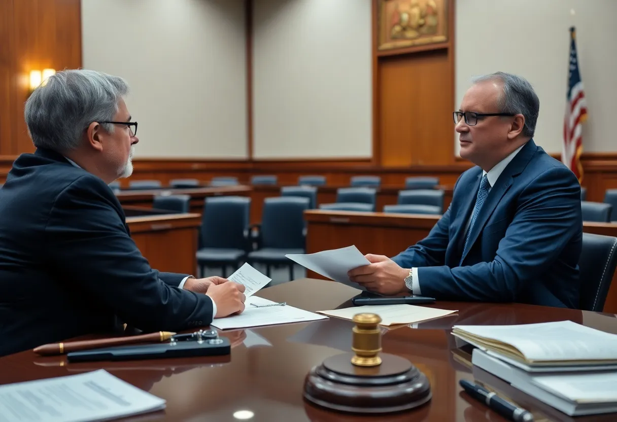 Lawyer explaining personal injury cases to clients