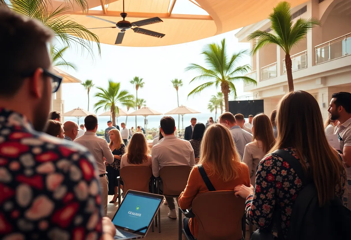 Attendees participating in the SEOST Digital Marketing Conference.