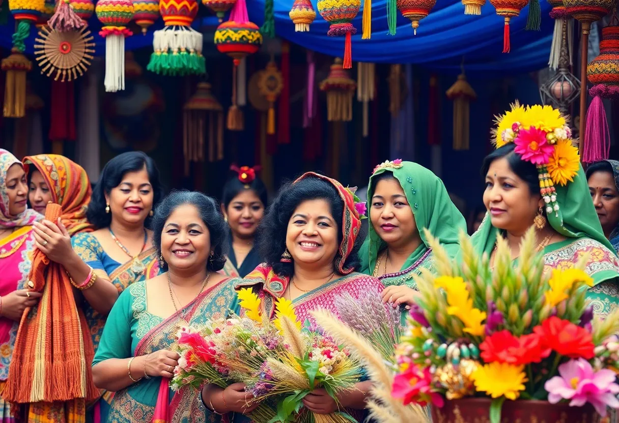 Celebration of women's empowerment with artisans at Waka Waka event