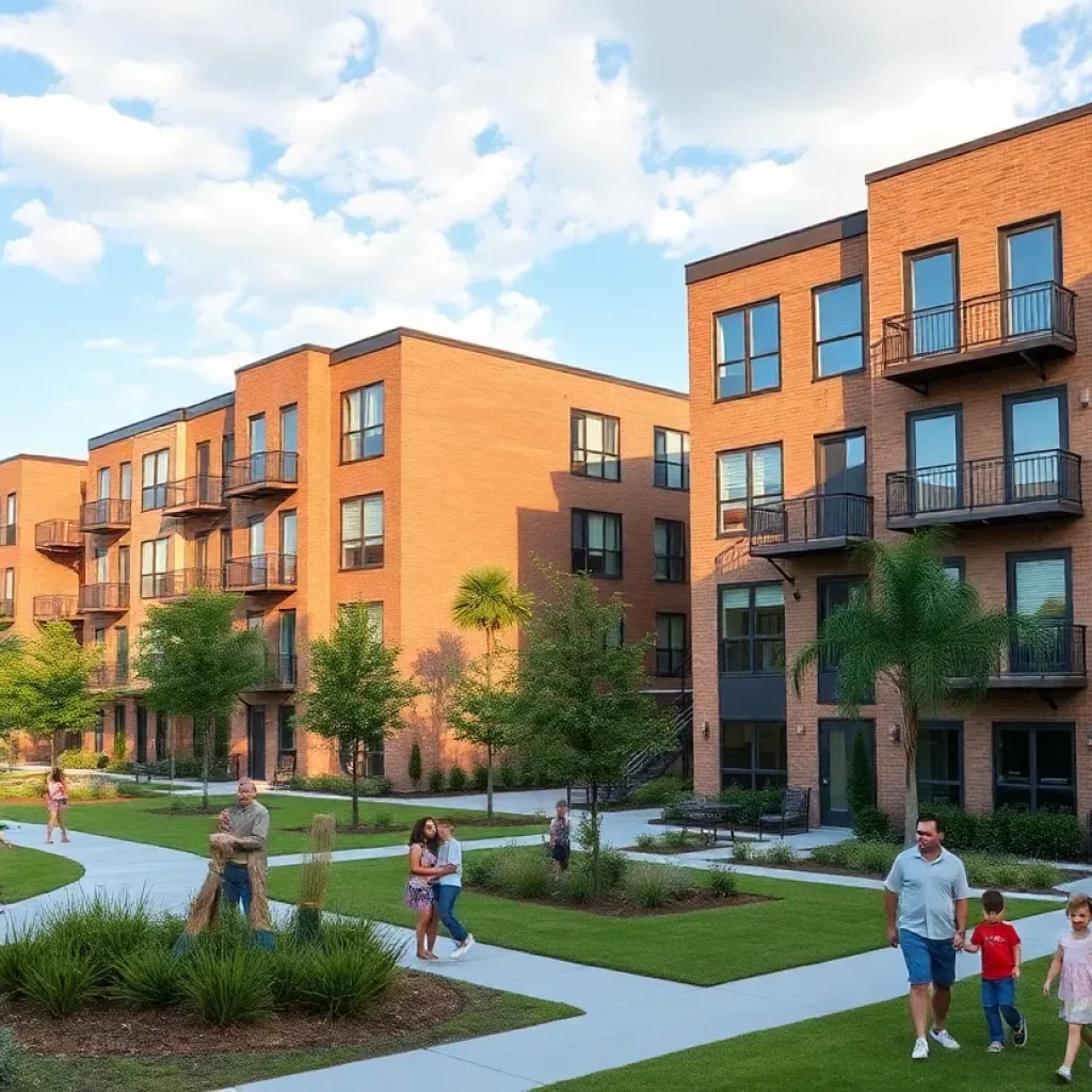 Modern affordable housing development in Charleston, South Carolina