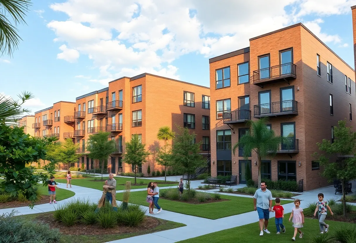 Modern affordable housing development in Charleston, South Carolina