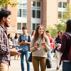 Students engaging in discussions at College of Charleston