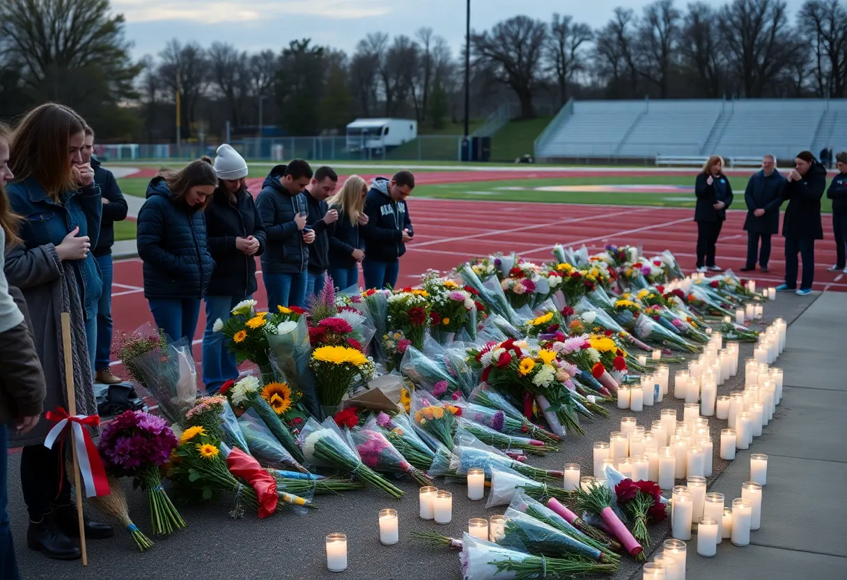Memorial gathering for young athlete Austin Metcalf in Frisco