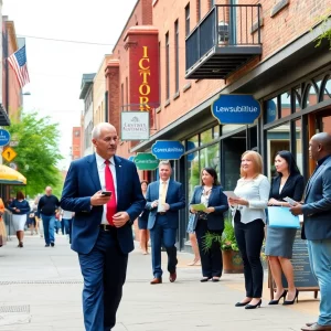 Sponsor Articles - Be the Charleston Sc Expert - AI Marketing A bustling street in Central Pennsylvania showcasing local businesses and community events.