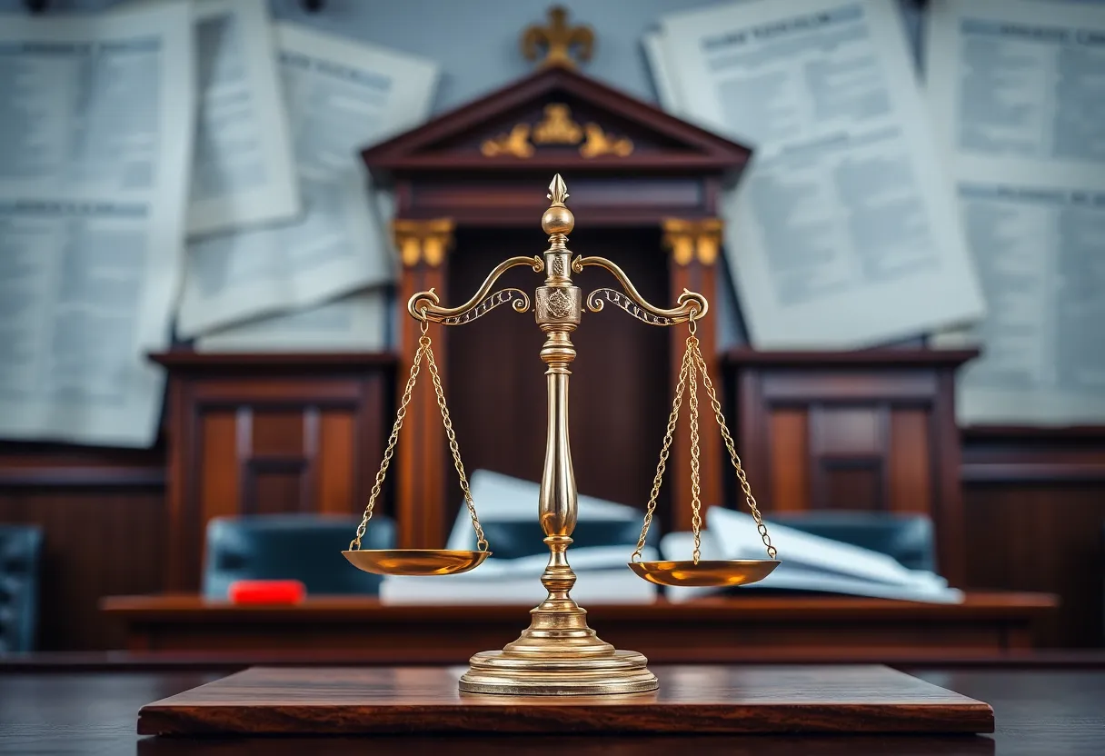 Symbolic representation of corruption in the legal system