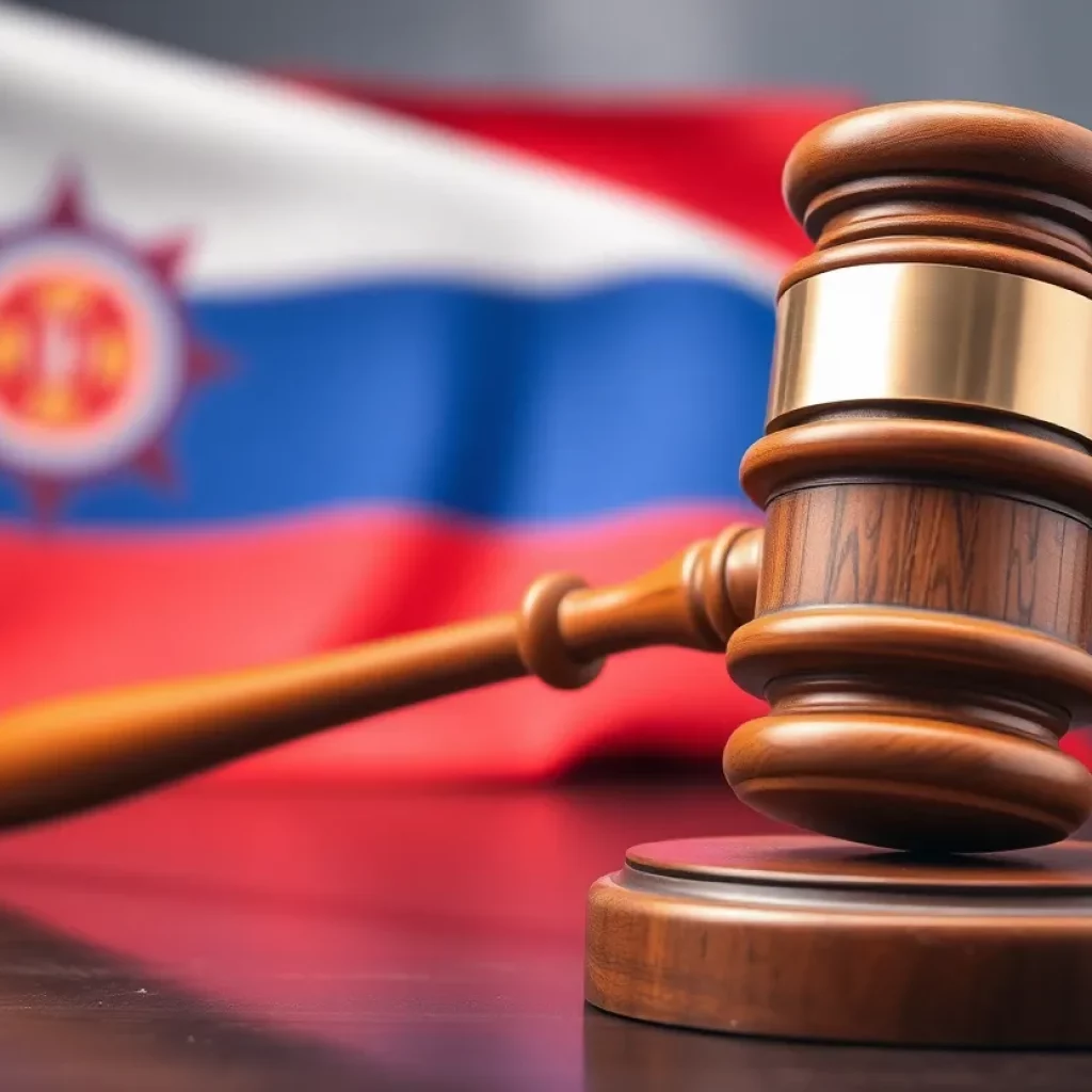 A gavel symbolizing legal challenges in Florida