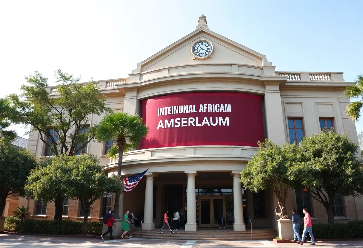 Exterior view of the International African American Museum in Charleston