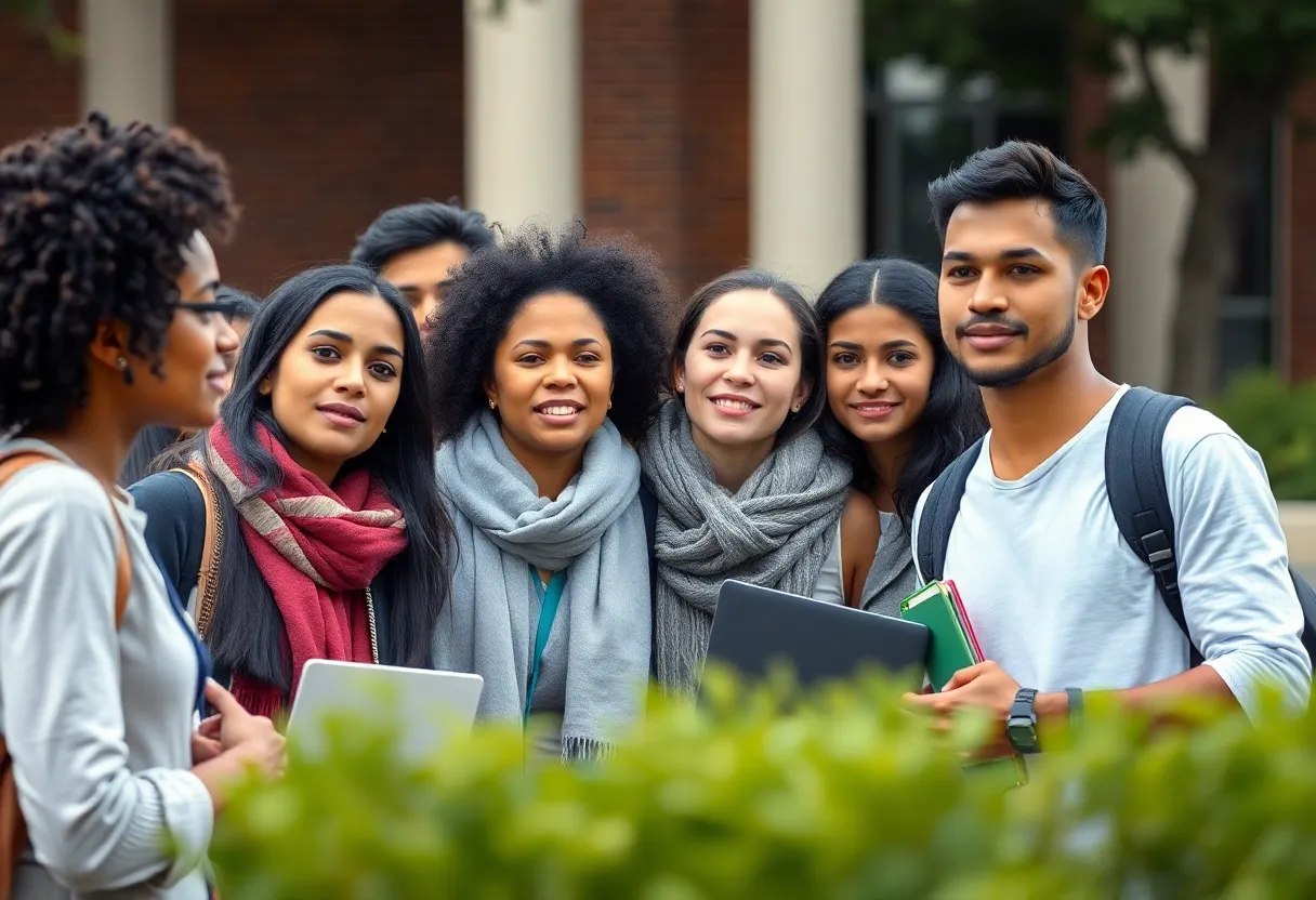 International students on campus facing visa uncertainty