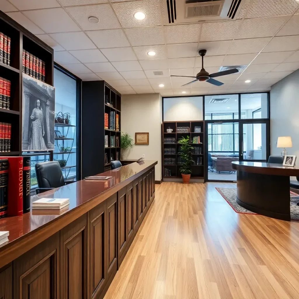 Karns and Karns personal injury law office interior