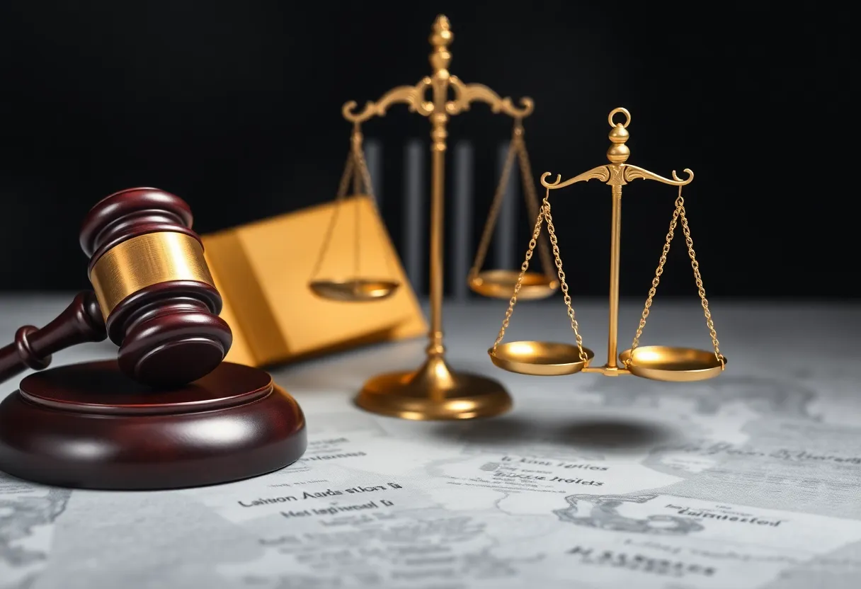 Symbolic representation of legal challenges in politics